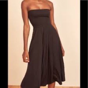 Reformation Kadi dress black